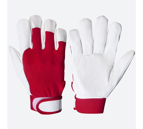 Изображение товара Кожаные перчатки монтажника Jeta Safety, манжета велкро, размер S/7, JLE301-7/S