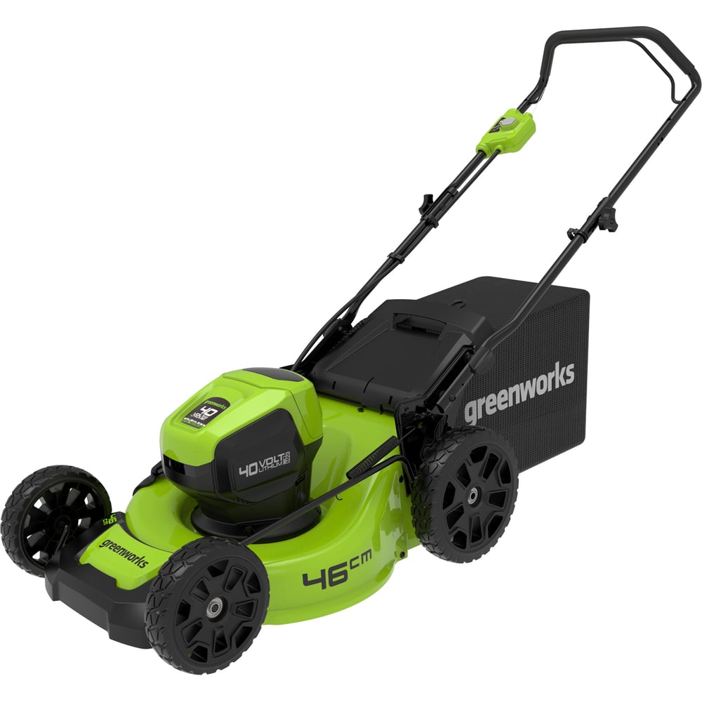   Все инструменты Бесщеточная аккумуляторная газонокосилка GreenWorks GD40LM46HP 2514407