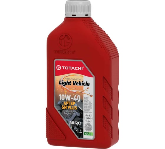 Изображение товара Моторное масло TOTACHI NIRO LV Semi-Synthetic SN, 10W-40, 1 л 19601