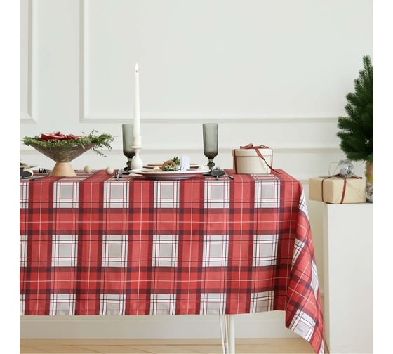 Изображение товара Скатерть Этель Уютное Рождество 149x180 см, 100% хлопок, саржа 190 г/м2 9896206