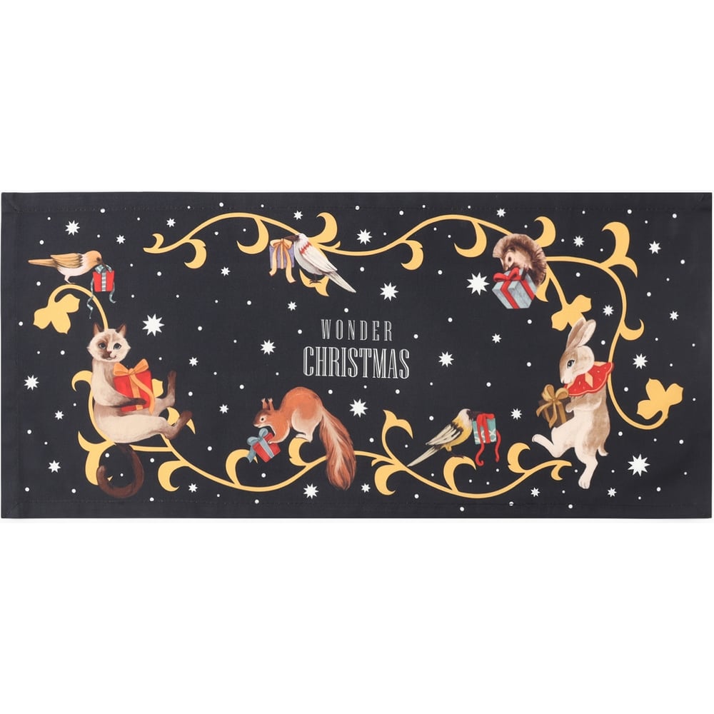 Изображение товара Дорожка Этель Fairy tale 30x70 см новогодняя нескользящая саржа