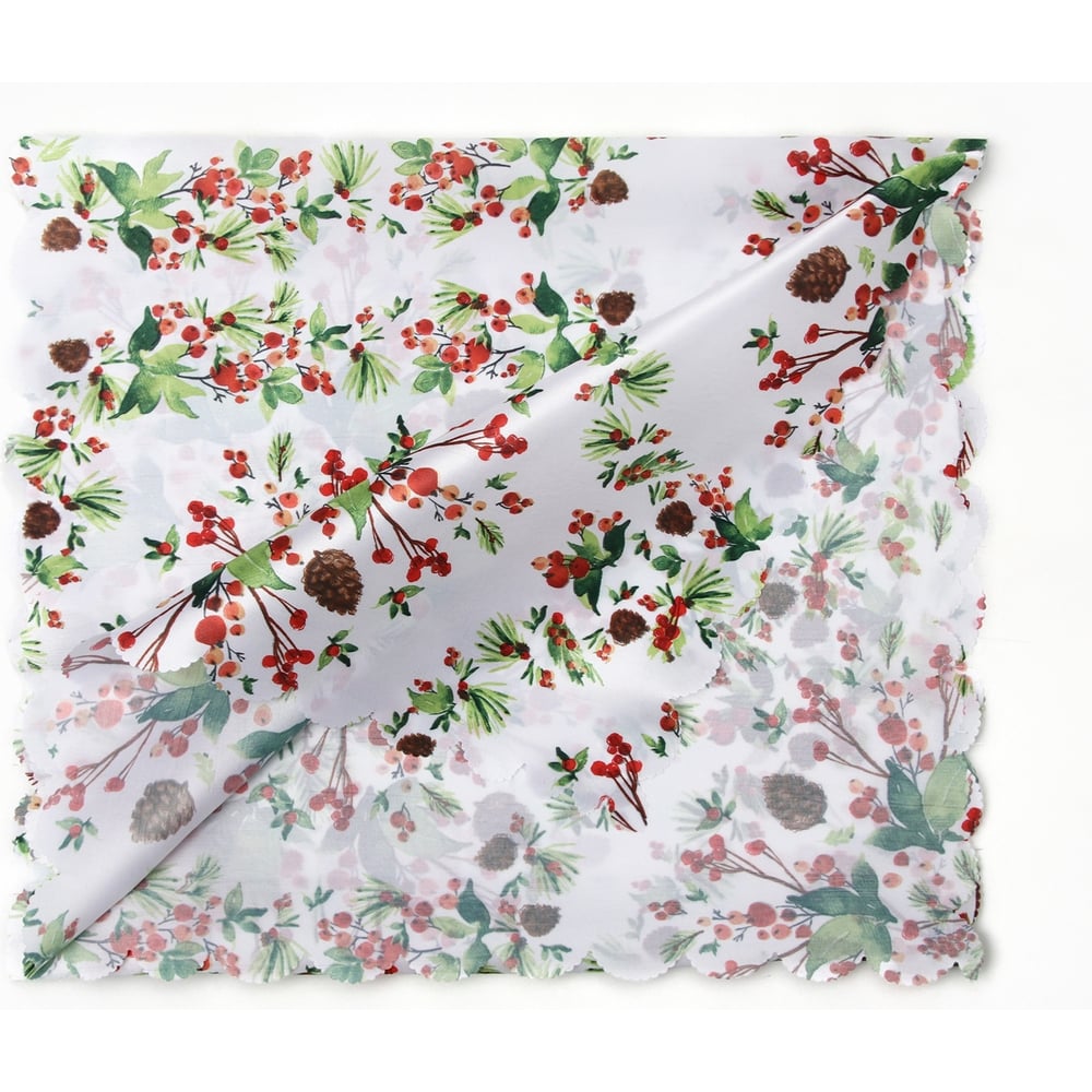 Изображение товара Доляна Дорожка Хвойный узор 40x145см, 100% п/э, 140гр/м2 10643132