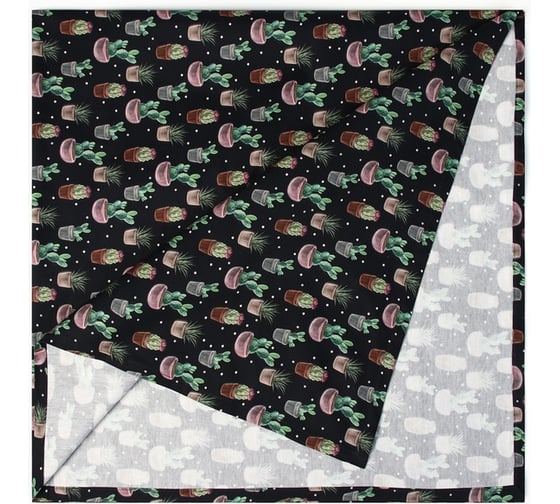 Изображение товара Скатерть Этель Succulents 146x180 см, 100% хлопок, саржа 190 г/м2 10744957