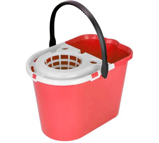 Изображение товара Ведро Мультипласт Групп 14л с отжимом МУЛЬТИ красный MPG8591