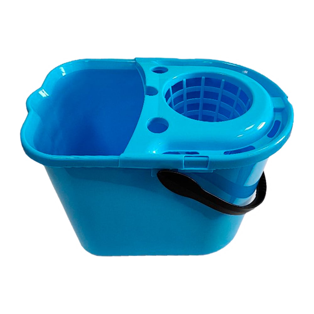 Изображение товара Ведро с отжимом Мультипласт 14л синий MPG8607, практичное и долговечное