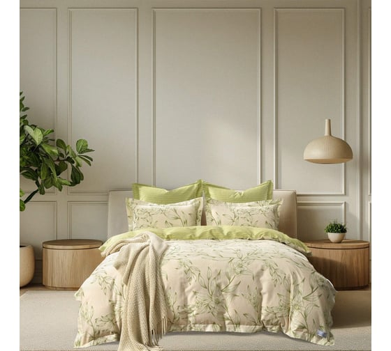 Изображение товара Комплект постельного белья The eleventh kingdom сатин Евро с 4 нав.Olivia 11KDCS2022OLI