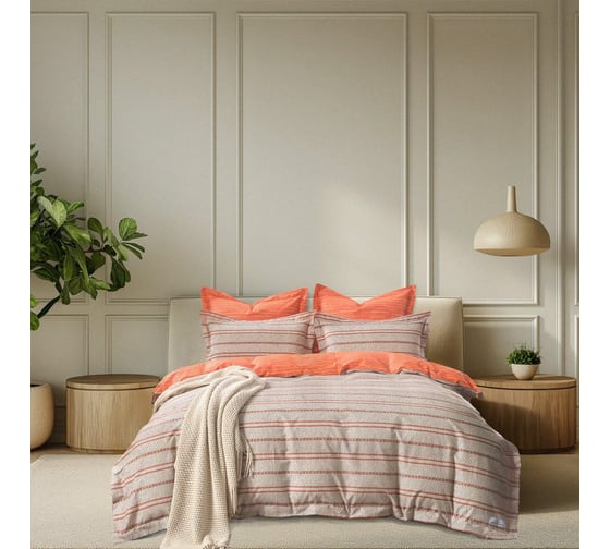 Изображение товара Комплект постельного белья The eleventh kingdom сатин Евро с 4 нав.Serena 11KDCS2022SER