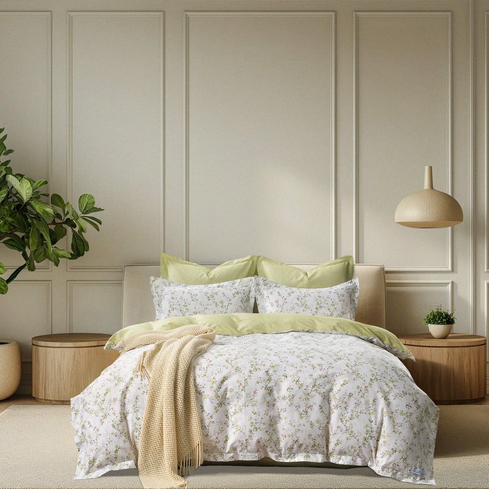 Изображение товара Комплект постельного белья The eleventh kingdom сатин Евро с 4 нав.Riesa 11KDCS2022RIE