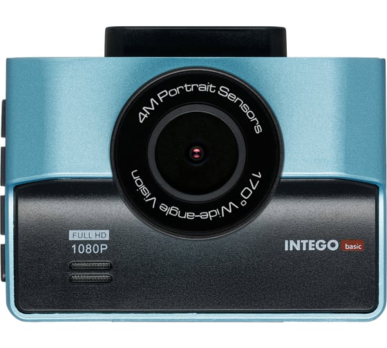 Изображение товара Видеорегистратор INTEGO Basic VX-850FHD (цвет Sunny Blue) с картой памяти 32GB в комплекте VX-850FHD-SB