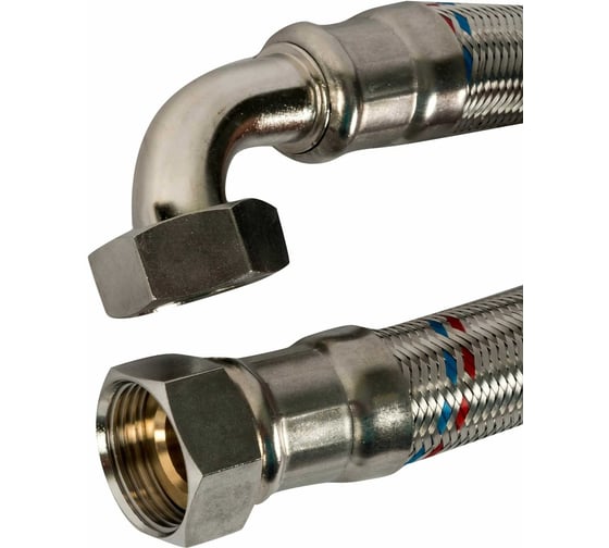 Изображение товара Подводка усиленная угловая Гигант Millennium 1" 60 см гайка/гайка — PGUF10006