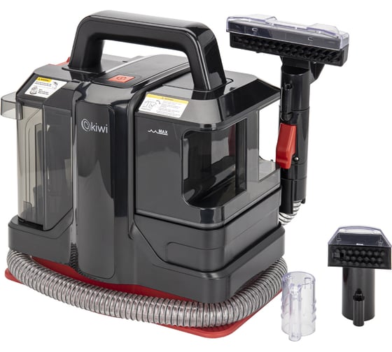 Изображение товара Моющий пылесос KIWI для химчистки ковров, мягкой мебели, салона авто, мягких игрушек, для всех видов загрязнений на мягких тканях KCC-4322RB