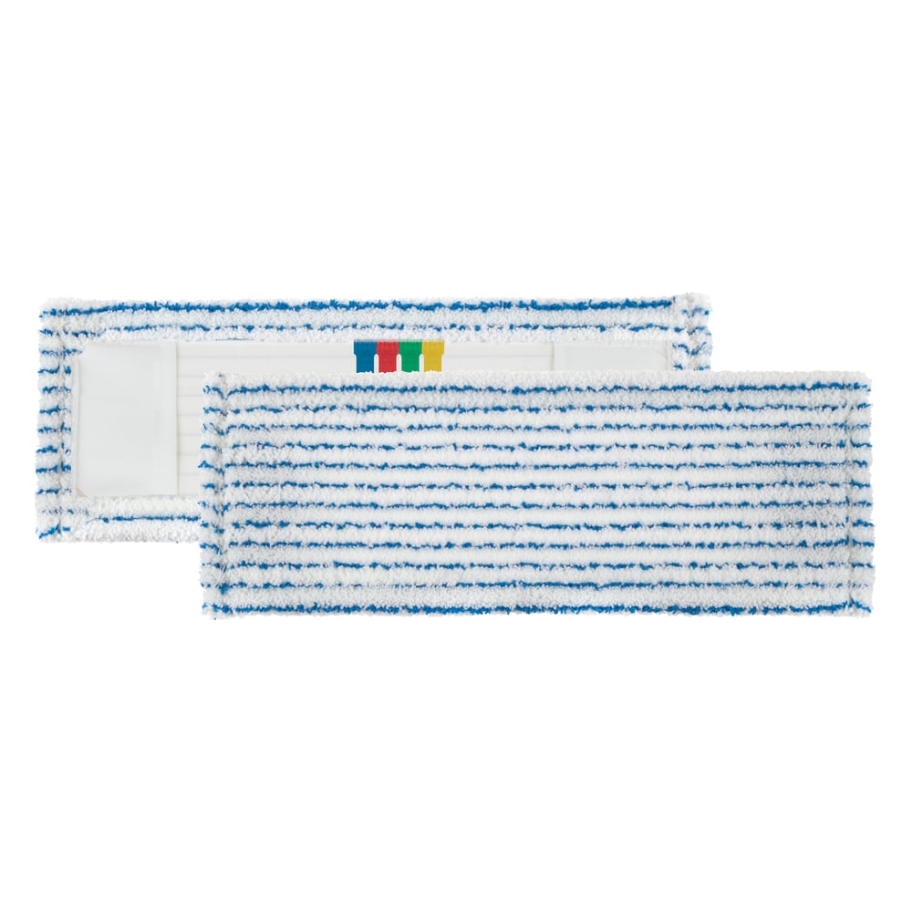 Изображение товара Моп для влажной уборки TTS из микрофибры 40x11 см серый плоский с полосками