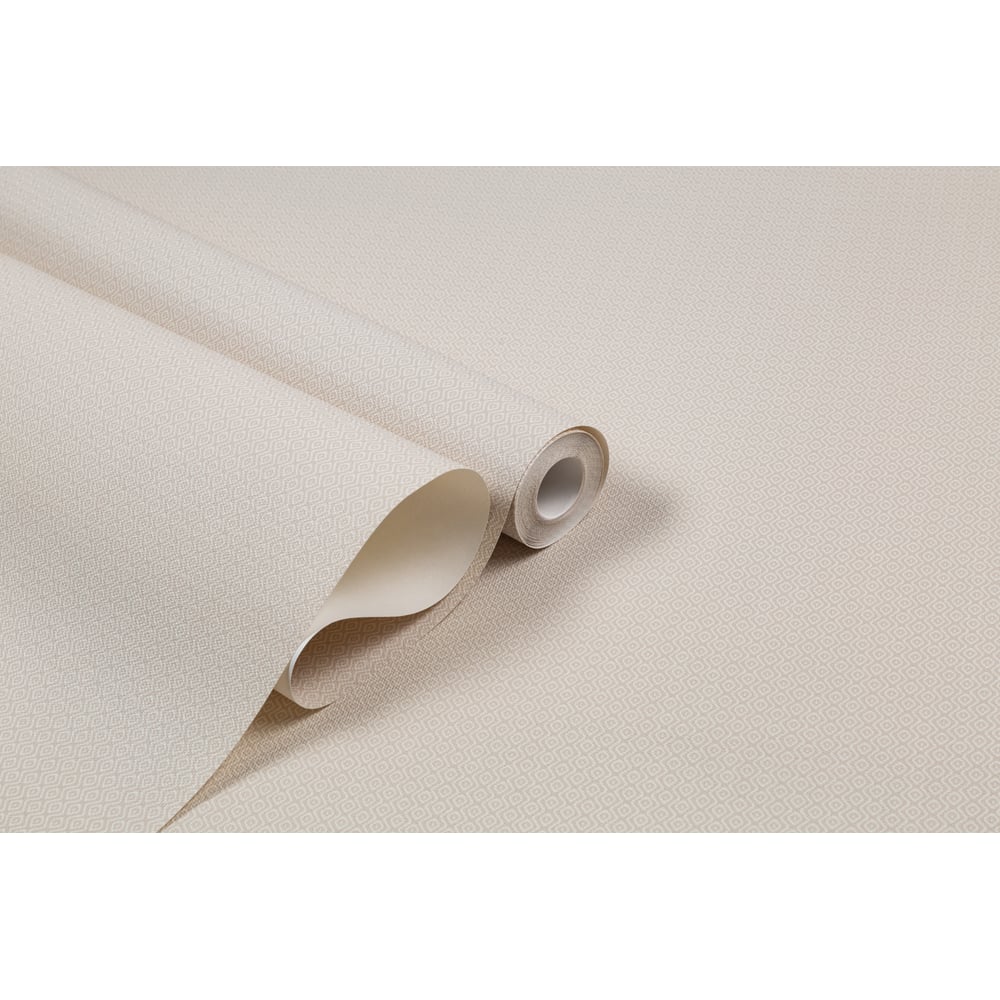 Изображение товара Обои Palitra Home Small pattern HC72337-22 бежевые влагостойкие моющиеся из винила с 3D-рисунком
