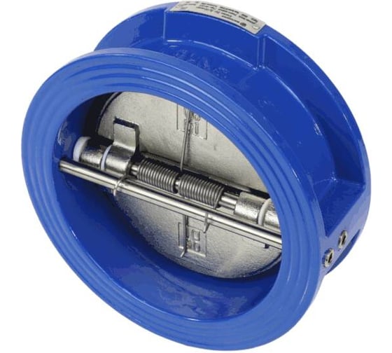 Изображение товара Клапан обратный Benarmo чугун, двухстворчатый, Ду100, Ру16, межфланцевый, створка - чугун 1 019-2989