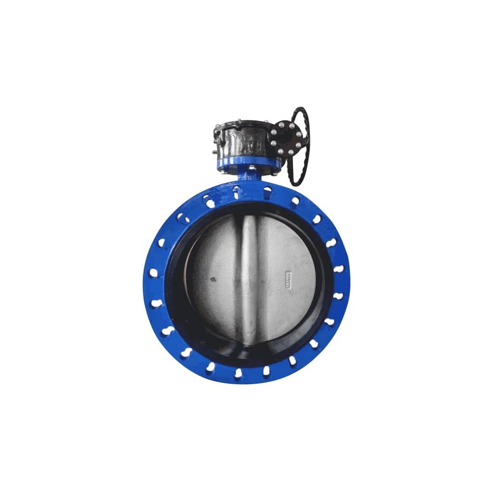 Изображение товара Поворотный затвор Benarmo Ду250 Ру10/16 из чугуна и нержавеющей стали