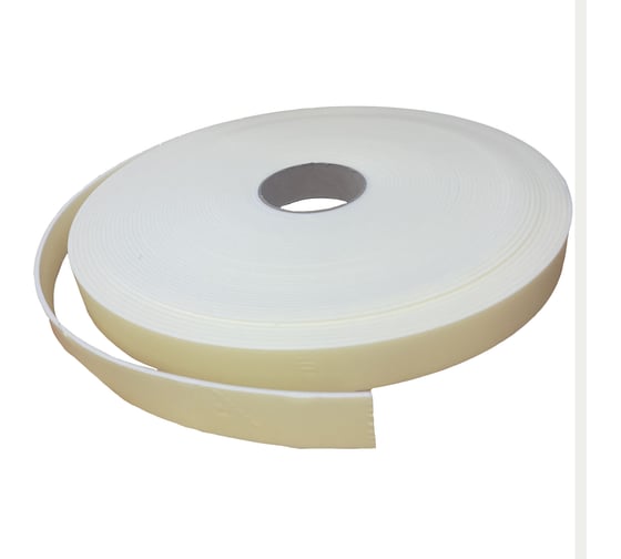 Изображение товара Уплотнительная лента KURSON ППЭ 30ммх30м, толщиной 3мм, клей с одной стороны белый 4603344027762