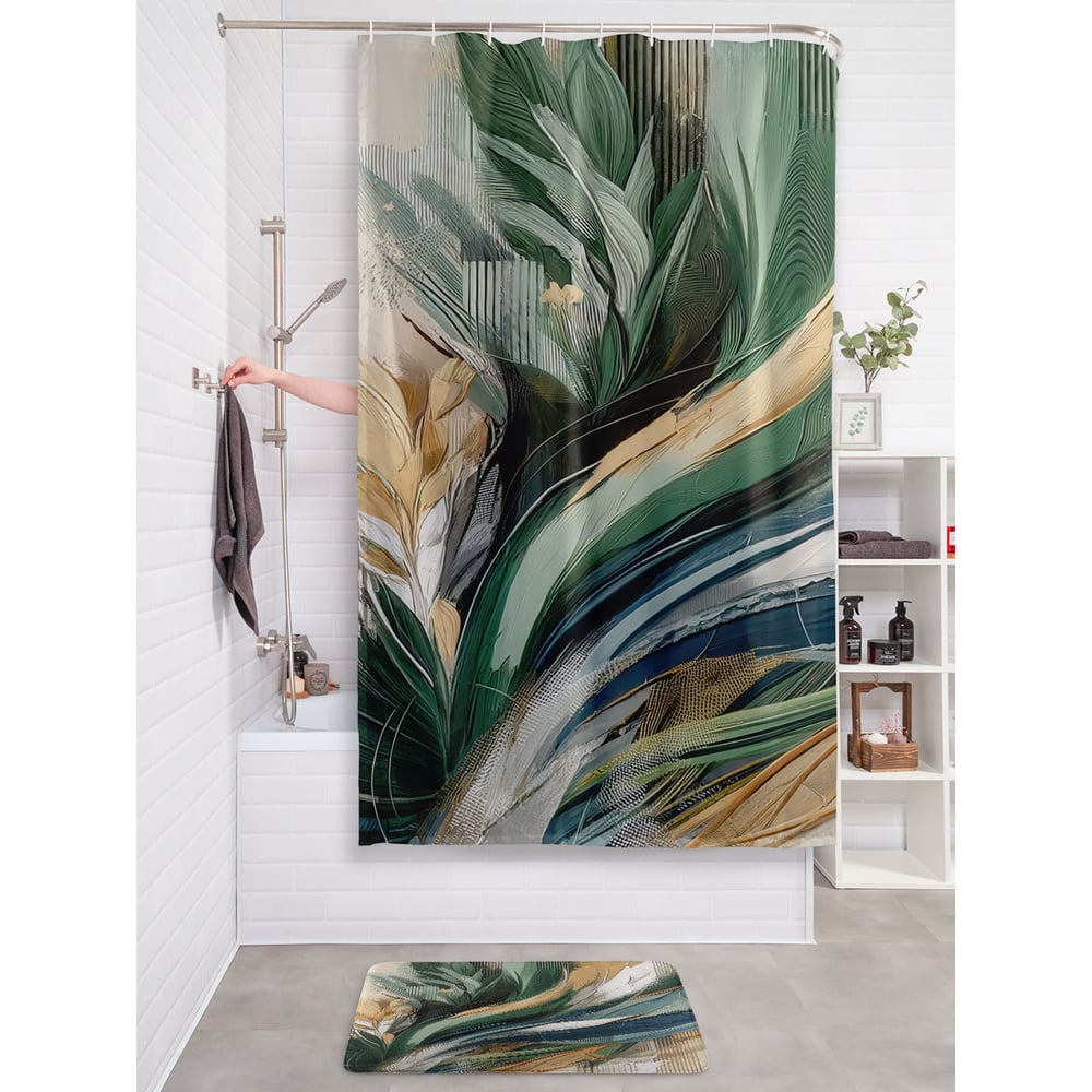 Изображение товара Штора занавеска JOYARTY для ванной 180x200 см