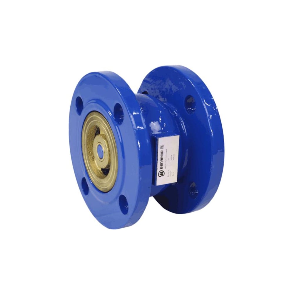 Изображение товара Клапан обратный Benarmo чугунный Ду50 Ру16 с фланцевым соединением