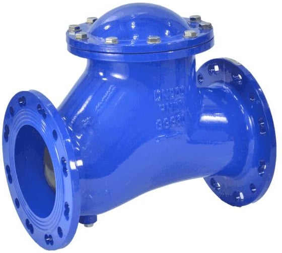 Изображение товара Клапан обратный Benarmo чугун, шаровой, Ду200, Ру10/16, фланцевый, шар - чугун+NBR 11 019-2389