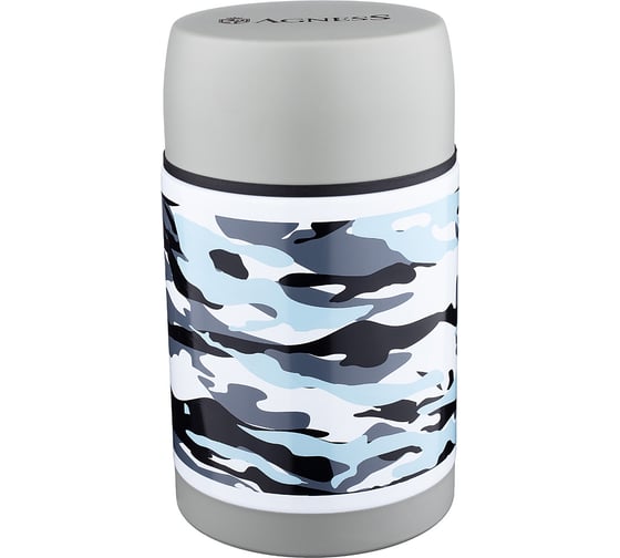 Изображение товара Термос с широким горлом Agness 500 мл, колба нержавеющая сталь 910-097