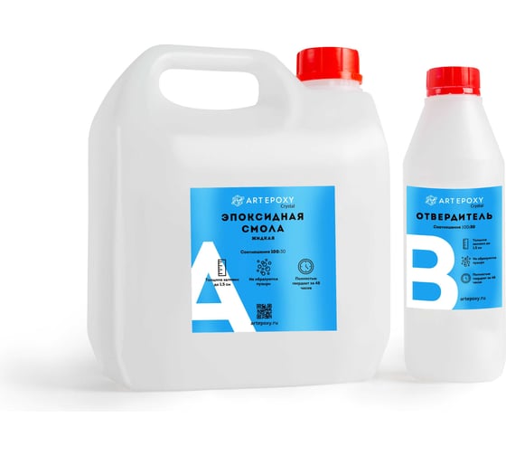 Изображение товара Жидкая эпоксидная смола ArtEpoxy 3 кг Crystal ВИ-21593
