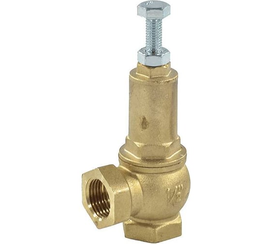 Изображение товара Клапан предохранительный Benarmo угловой, латунь, Ду80x80, ВР, Рср3, Рн1-16 129-9344
