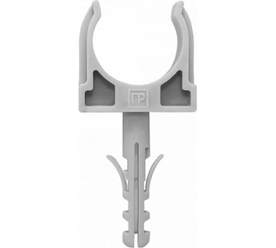 Изображение товара Крепеж-клипса с дюбелем Промрукав серая, д20, 10 шт PR13.0316