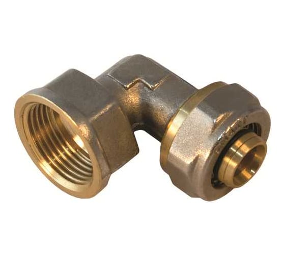 Изображение товара Угольник 90° обжимной Millennium 16×3/4" для металлопластиковых труб с внутренней резьбой — MUF3416