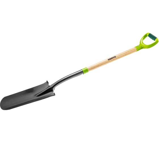 Изображение товара Лопата для саженцев VERTO деревянный черенок, пластмассовая ручка 15G014