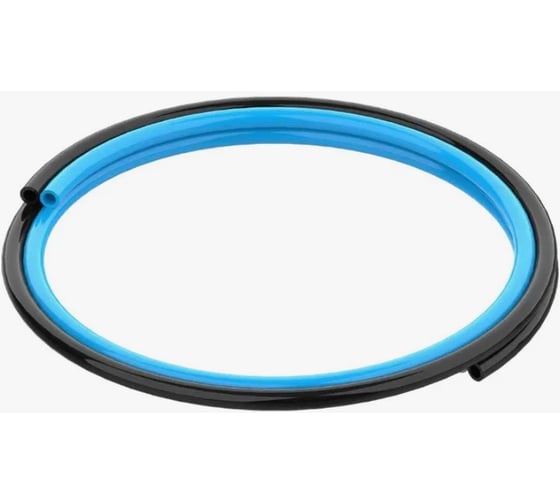 Изображение товара Трубка пневматическая двойная 6-4x2 мм, 50 м, черный-синий NBPT 59449