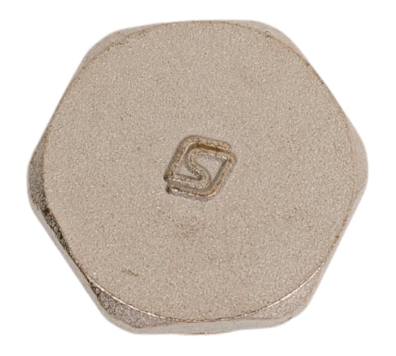 Изображение товара Заглушка SantechSystems Ду20 НР латунь, никель 127-9215