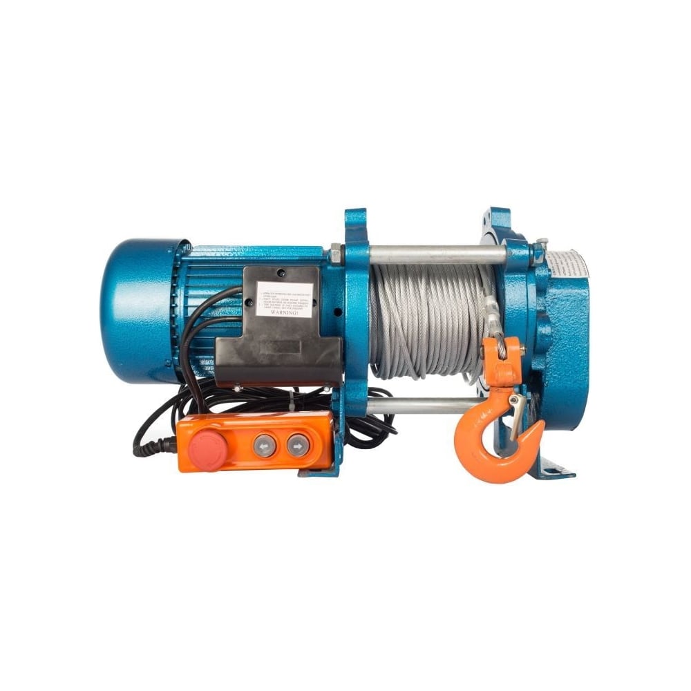 Изображение товара Лебедка TOR 1039408 CD-1000-A (KCD-EC-1000 kg, 220В) с канатом 100 м (алюминиевый корпус) 1039411