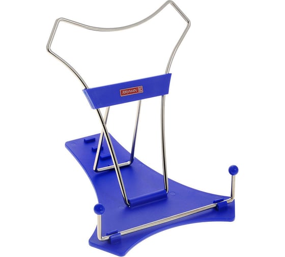 Изображение товара Подставка для учебников Brunnen металл+пластик, синий 16х19x19.8 см BR40403-03