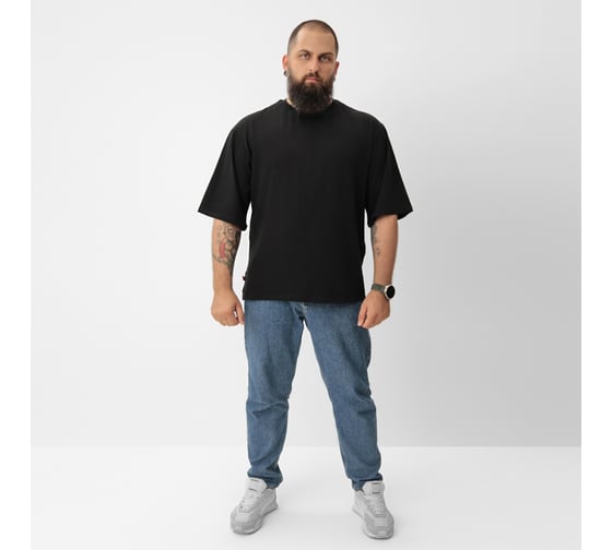 Изображение товара Футболка мужская MIST "Русский стиль" черный, размер 54 10664183