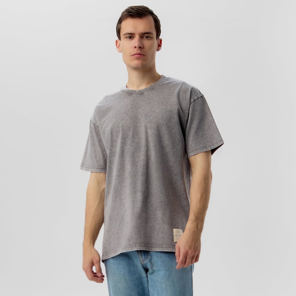 Изображение товара Мужская футболка MIST из вареного хлопка, серый, XL