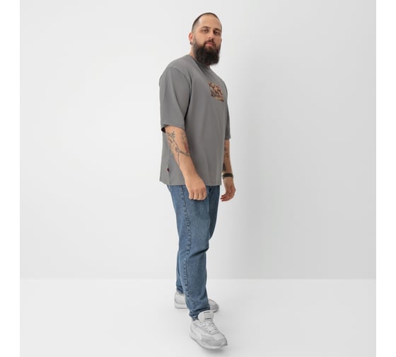 Изображение товара Футболка мужская MIST Angels, серый, размер 52 10664188