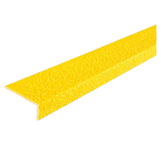 Изображение товара Противоскользящий профиль Mehlhose GmbH из стеклопластика, цвет желтый 70х1000х30х3,8 мм GTMG0701000