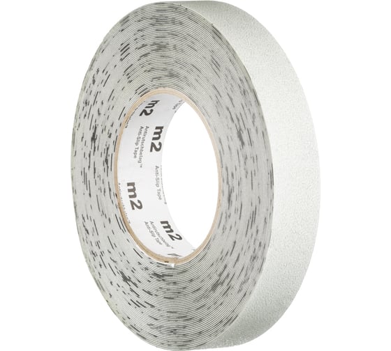 Изображение товара Противоскользящая лента Mehlhose GmbH тип Эластичный цвет прозрачный ширина 25 мм длина 18,3 м износостойкость 1 млн. шагов без абразива (винил) M3TR025183