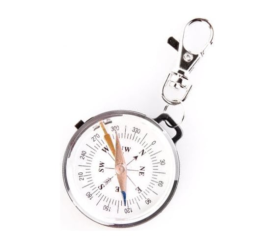 Изображение товара Компас Veber К47В на карабине с фиксирующей стрелкой 11147