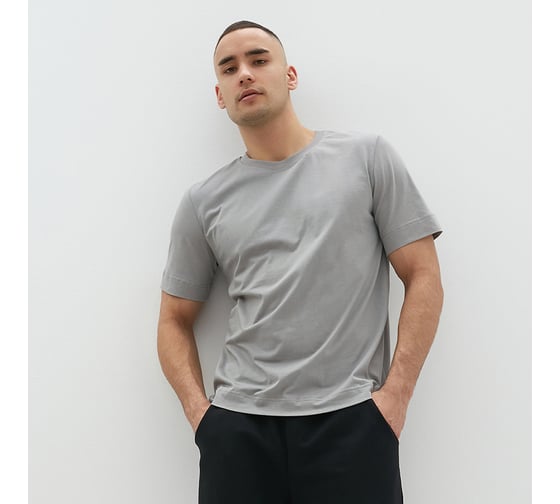 Изображение товара Футболка мужская MINAKU Basic line MAN цвет серый, размер 50 10102737