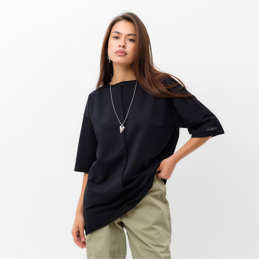 Изображение товара Футболка женская MIST Base, размер L-XL, цвет черный 9782594