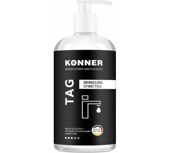 Изображение товара Жидкое мыло для рук с антибактериальным эффектом KONNER TAG 500 мл KN063