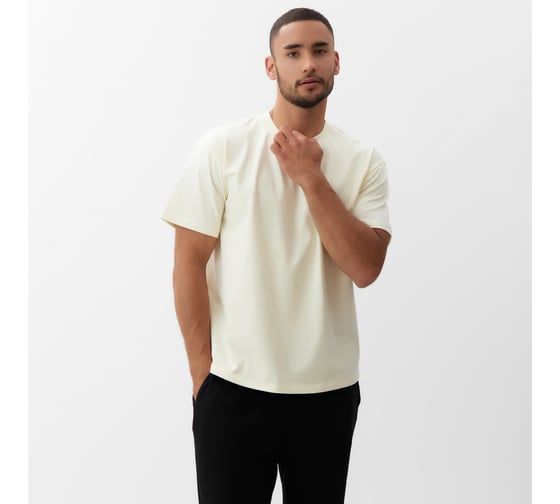 Изображение товара Футболка мужская MINAKU цвет молочный, размер 42-44 10524885