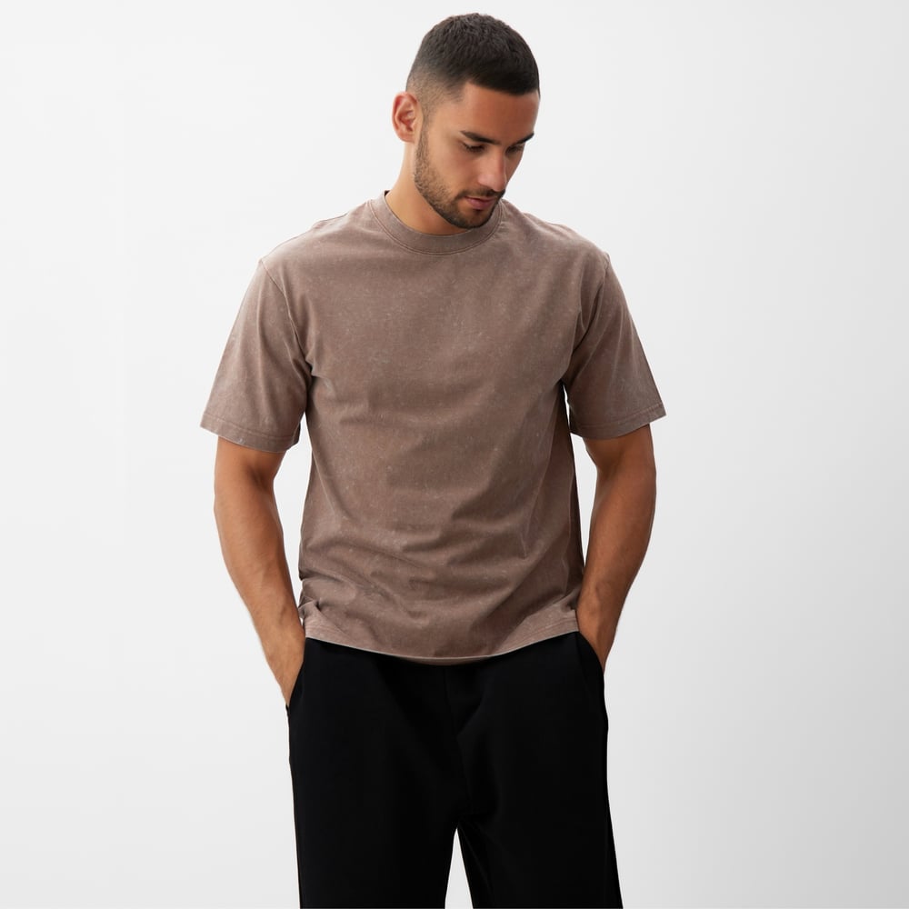 Изображение товара Футболка мужская MINAKU цвет коричневый, размер 42-44 10524894