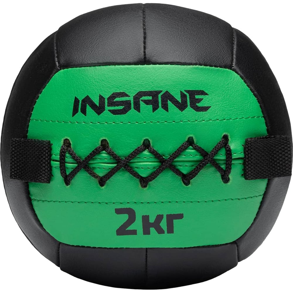 Изображение товара Медбол Insane IN24-WB100 2 кг - прочный и яркий спортивный инвентарь
