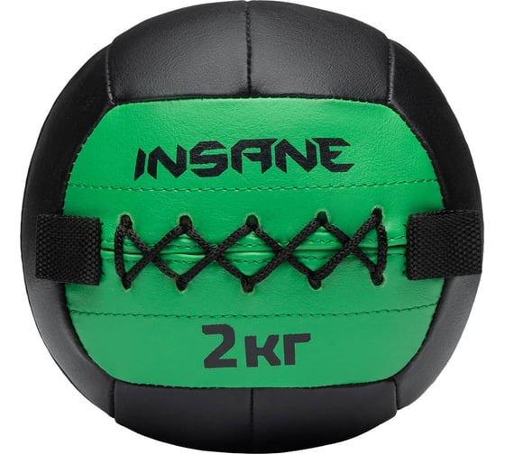 Изображение товара Медбол Insane IN24-WB100 2 кг, зеленый 4680459214508 ЦБ-00003209