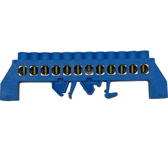 Изображение товара Шина N нулевая ANDELI в изоляторе на DIN-рейку 8x12 мм 12 групп артикул ADL16-292