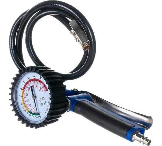 Изображение товара Пистолет Pegas pneumatic TG-68 для подкачки шин с масляным наполнением манометра давл.1-12 атм 5003