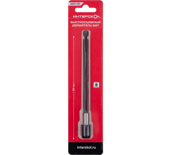 Изображение товара Быстросъемный держатель бит 150 мм Интерскол 26101.150