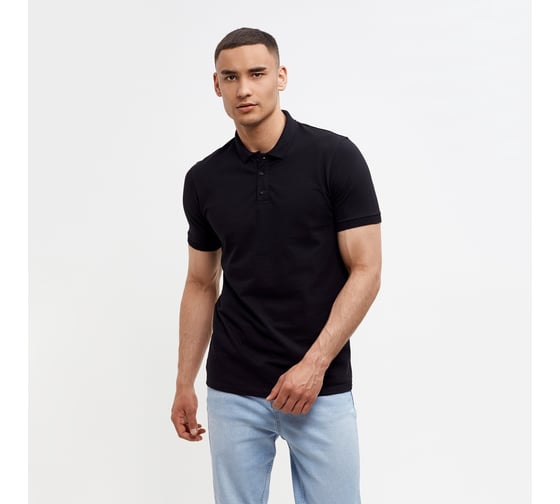 Изображение товара Футболка (поло) мужская MINAKU Basic line цвет черный, размер 50 7576602